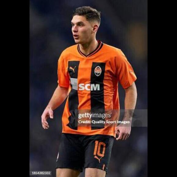 SHAKHTAR DONETSK 2023/24 MATCH Issue/WORN JERSEY SUDAKOV #10 CHAMPIONS LEAGUE - Picture 3 of 9